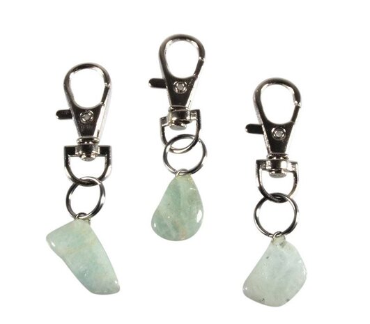 Halsband hanger aquamarijn groot Halsband hanger aquamarijn groot