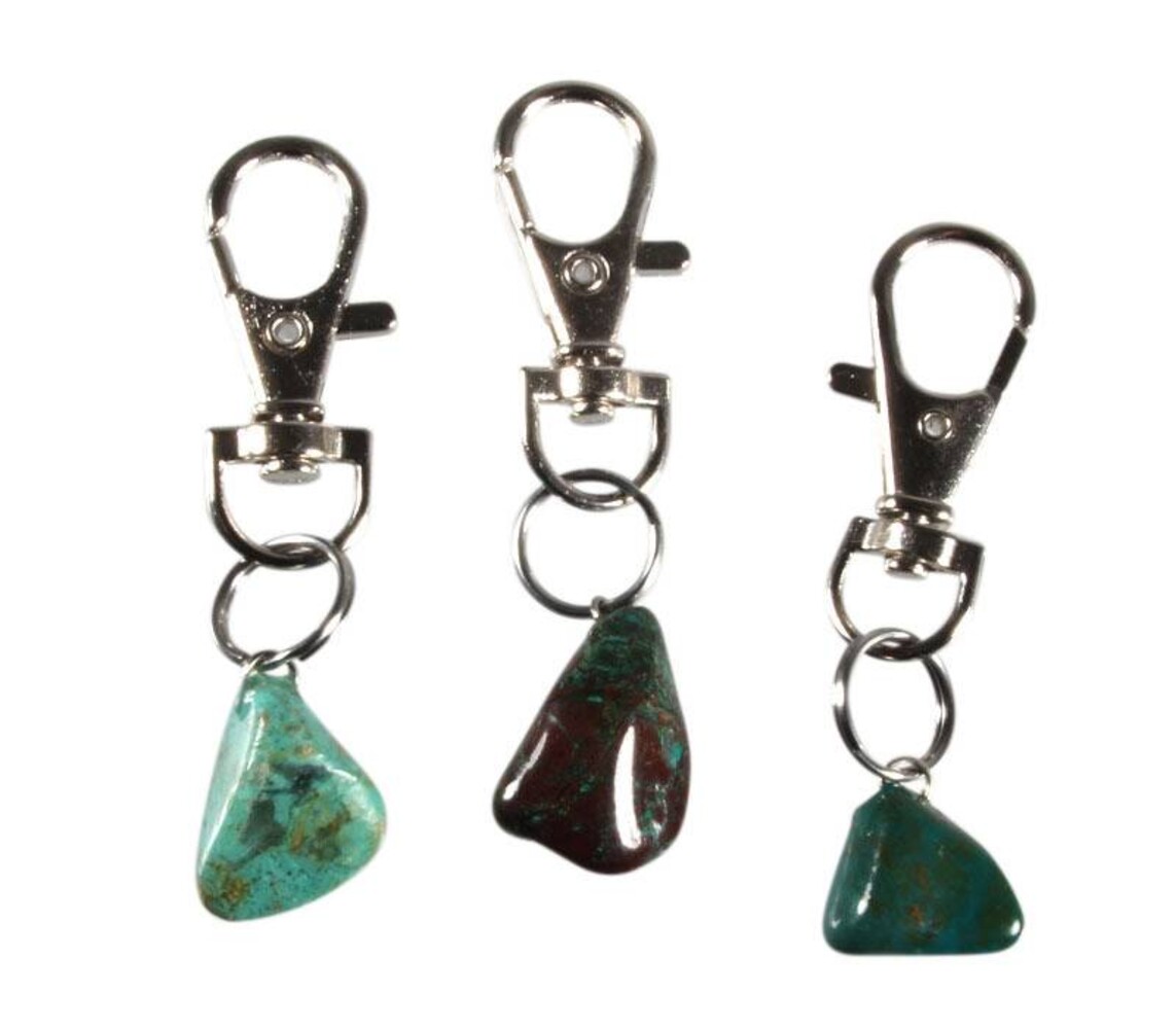 Halsband hanger chrysocolla groot