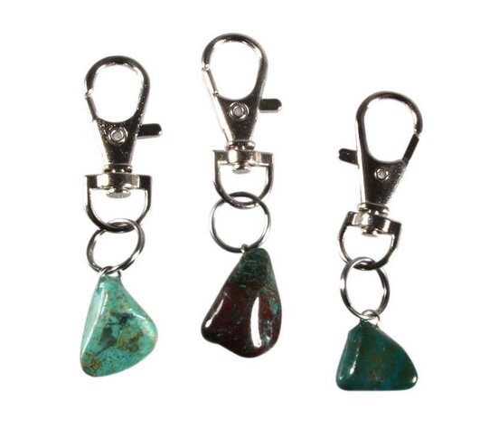 Halsband hanger chrysocolla groot