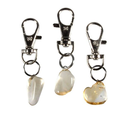 Halsband hanger citrien groot