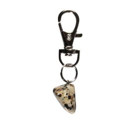 Halsband hanger jaspis (dalmatier) groot Halsband hanger jaspis (dalmatier) groot