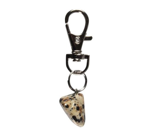 Halsband hanger jaspis (dalmatier) groot Halsband hanger jaspis (dalmatier) groot