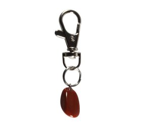 Halsband hanger jaspis (rood) groot