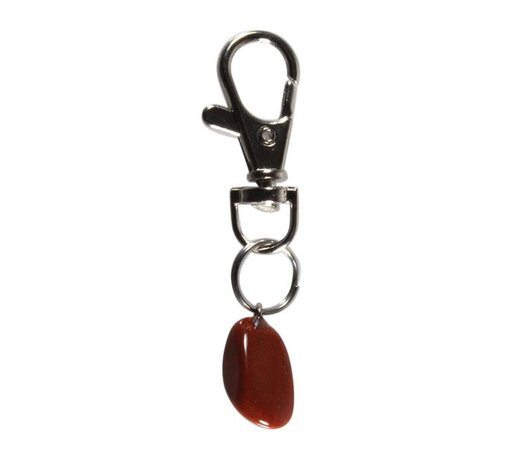 Halsband hanger jaspis (rood) groot