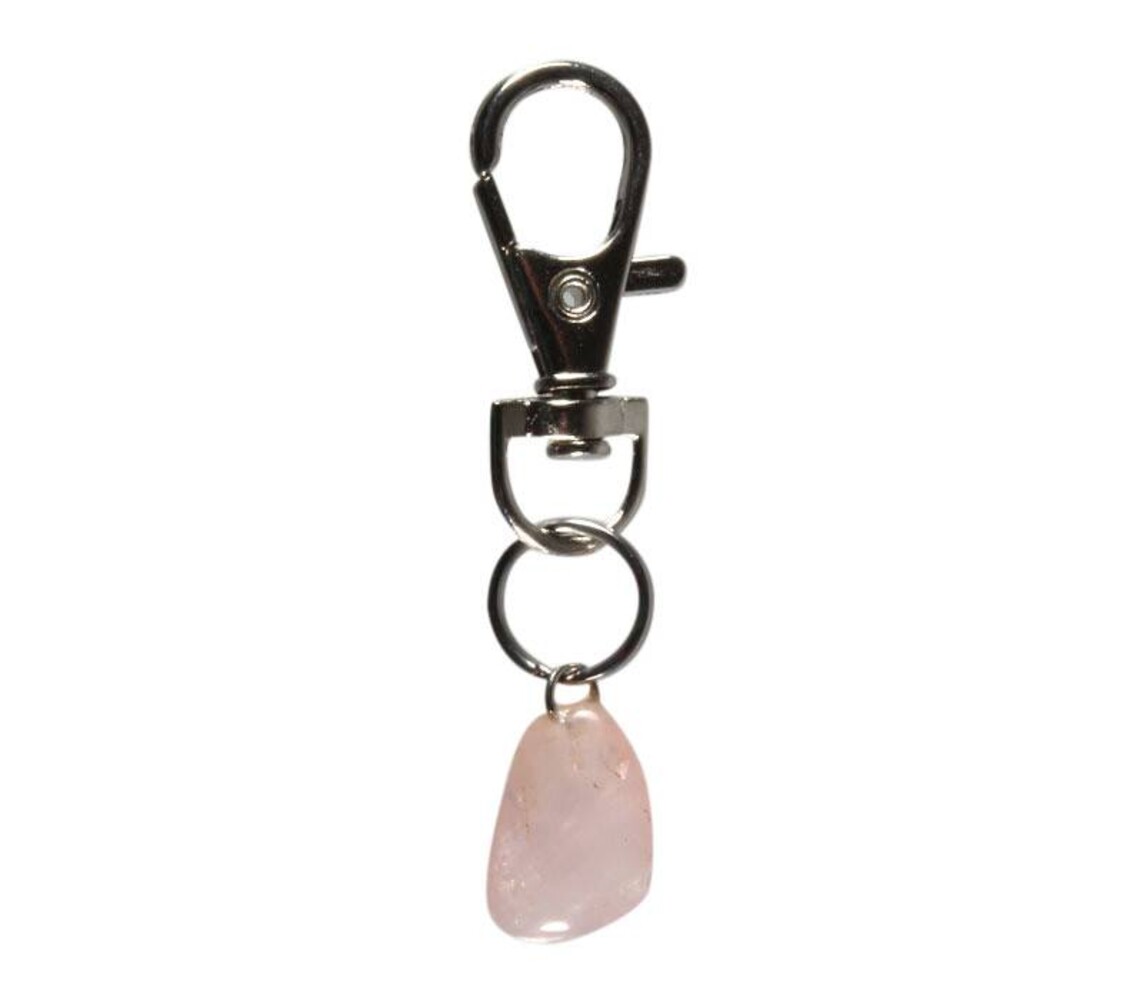 Halsband hanger rozenkwarts groot Halsband hanger rozenkwarts groot