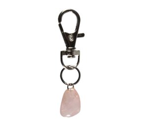 Halsband hanger rozenkwarts groot Halsband hanger rozenkwarts groot