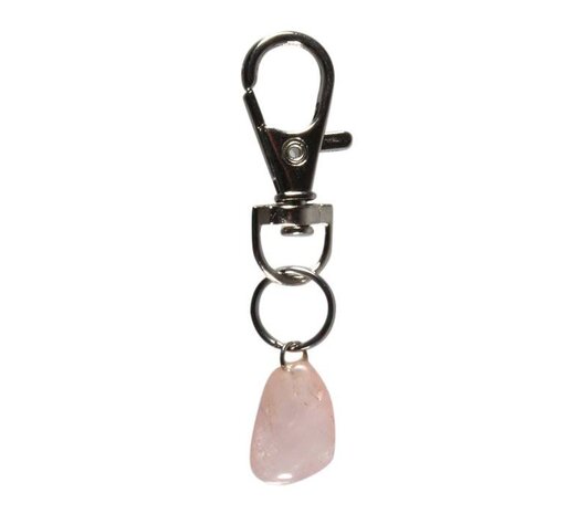 Halsband hanger rozenkwarts groot Halsband hanger rozenkwarts groot