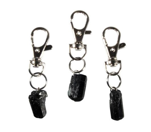 Halsband hanger toermalijn (zwart) groot