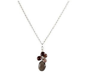 Zilveren ketting tros stoppen met roken Zilveren ketting tros stoppen met roken