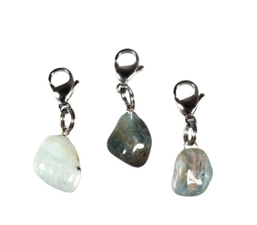 Halsband hanger aquamarijn klein Halsband hanger aquamarijn klein