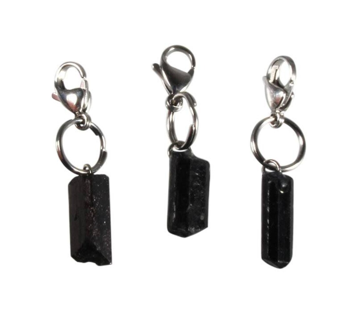 Halsband hanger toermalijn (zwart) klein Halsband hanger toermalijn (zwart) klein