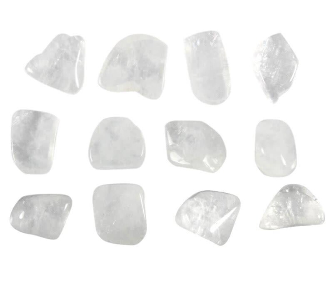 Apofylliet (wit) steen getrommeld 2 - 5 gram