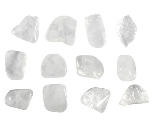 Apofylliet (wit) steen getrommeld 2 - 5 gram