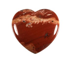 Jaspis (rood) edelsteen hart 4 cm Jaspis (rood) edelsteen hart 4 cm