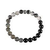 Armband zwarte magie (bescherming) 20 cm | 8 mm kralen Armband zwarte magie (bescherming) 20 cm | 8 mm kralen
