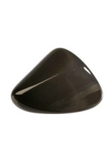 Obsidiaan (regenboog) steen getrommeld 1 - 2 gram