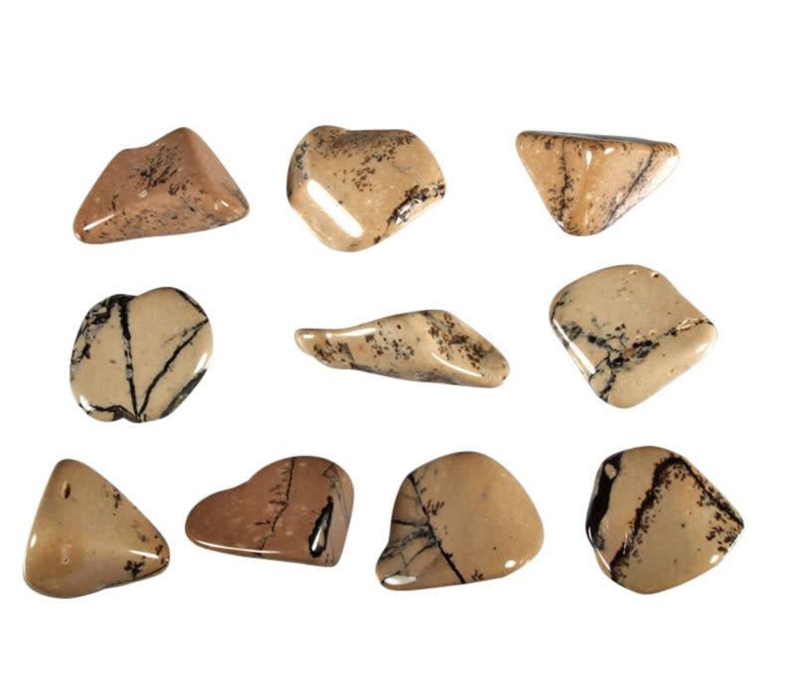 Albiet in schalie steen getrommeld 5 - 10 gram