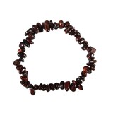 Tijgeroog (rood) armband split Tijgeroog (rood) armband split