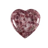 Lepidoliet edelsteen hart 4 cm Lepidoliet edelsteen hart 4 cm