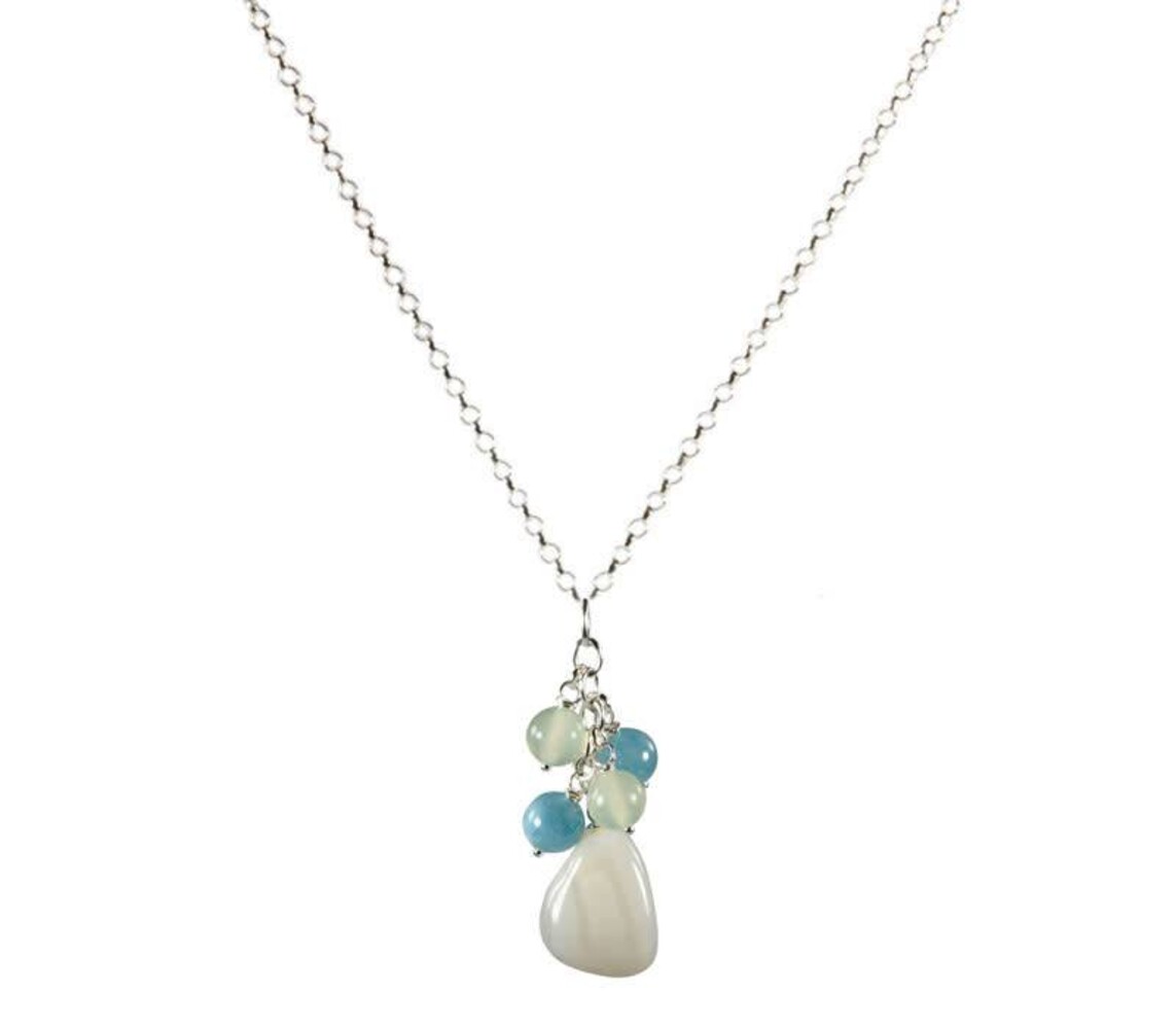 Zilveren ketting tros sterrenbeeld tweelingen Zilveren ketting tros sterrenbeeld tweelingen