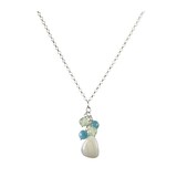 Zilveren ketting tros sterrenbeeld tweelingen Zilveren ketting tros sterrenbeeld tweelingen