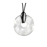 Bergkristal hanger A-kwaliteit donut 3 cm Bergkristal hanger A-kwaliteit donut 3 cm