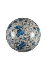 K2 jaspis (azuriet in graniet) edelsteen bol 64 mm | 376 gram