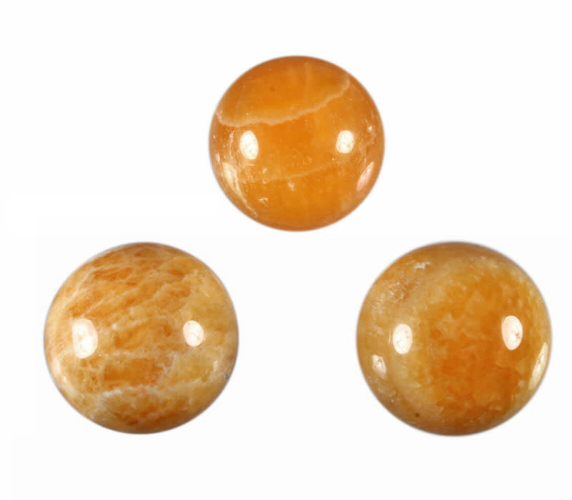 Calciet (oranje) bol 38 - 40 mm Calciet (oranje) bol 38 - 40 mm