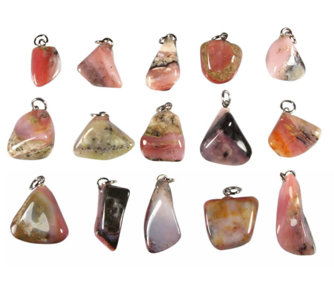 Opaal (Andes) hanger roze