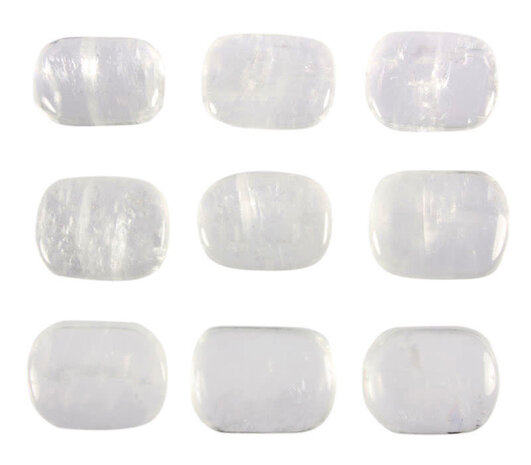 Calciet (wit) steen plat gepolijst Calciet (wit) steen plat gepolijst