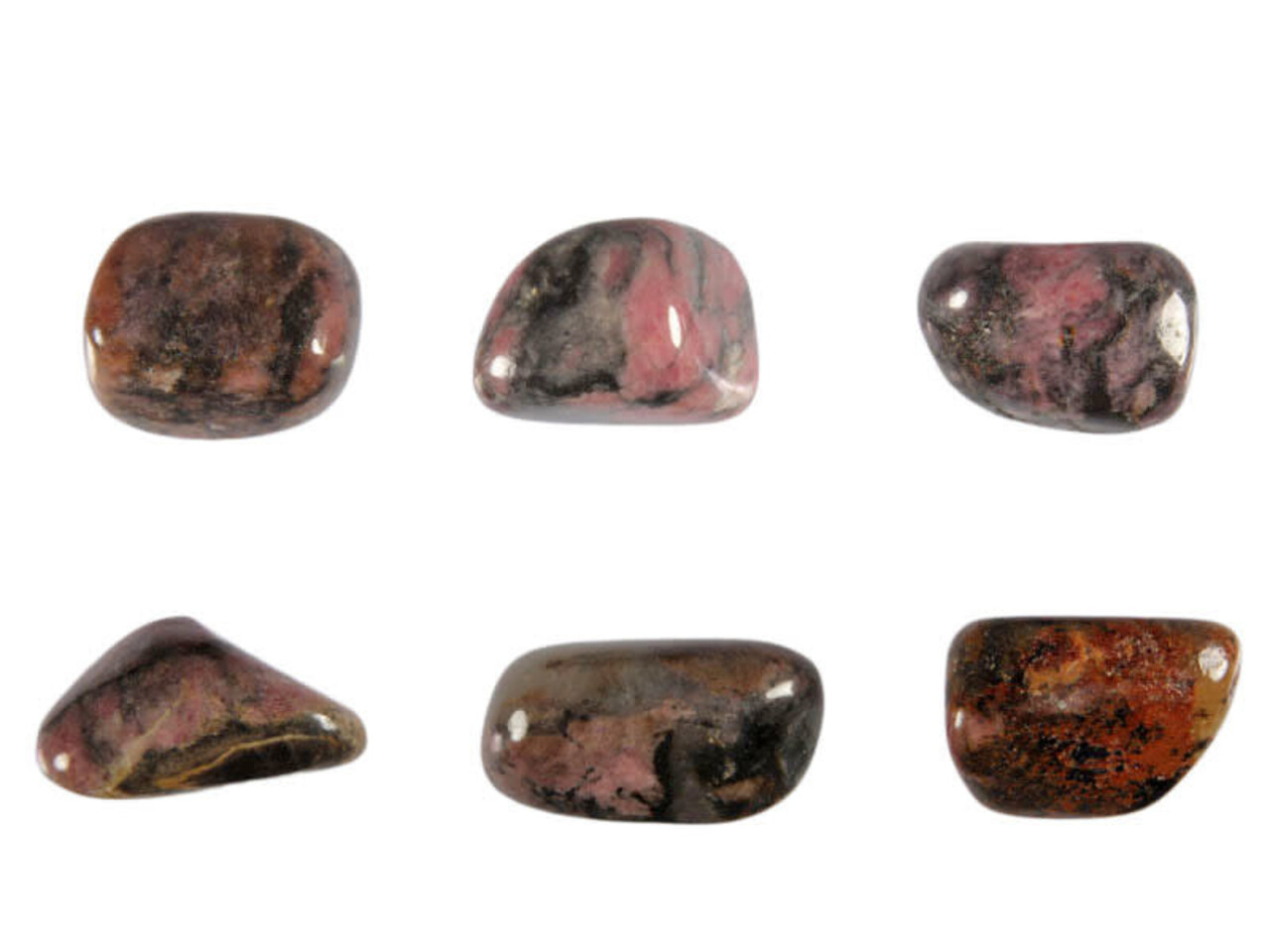 Pyroxmangiet steen getrommeld 10 - 15 gram