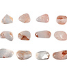 Red healer steen getrommeld middel (M) Red healer steen getrommeld middel (M)