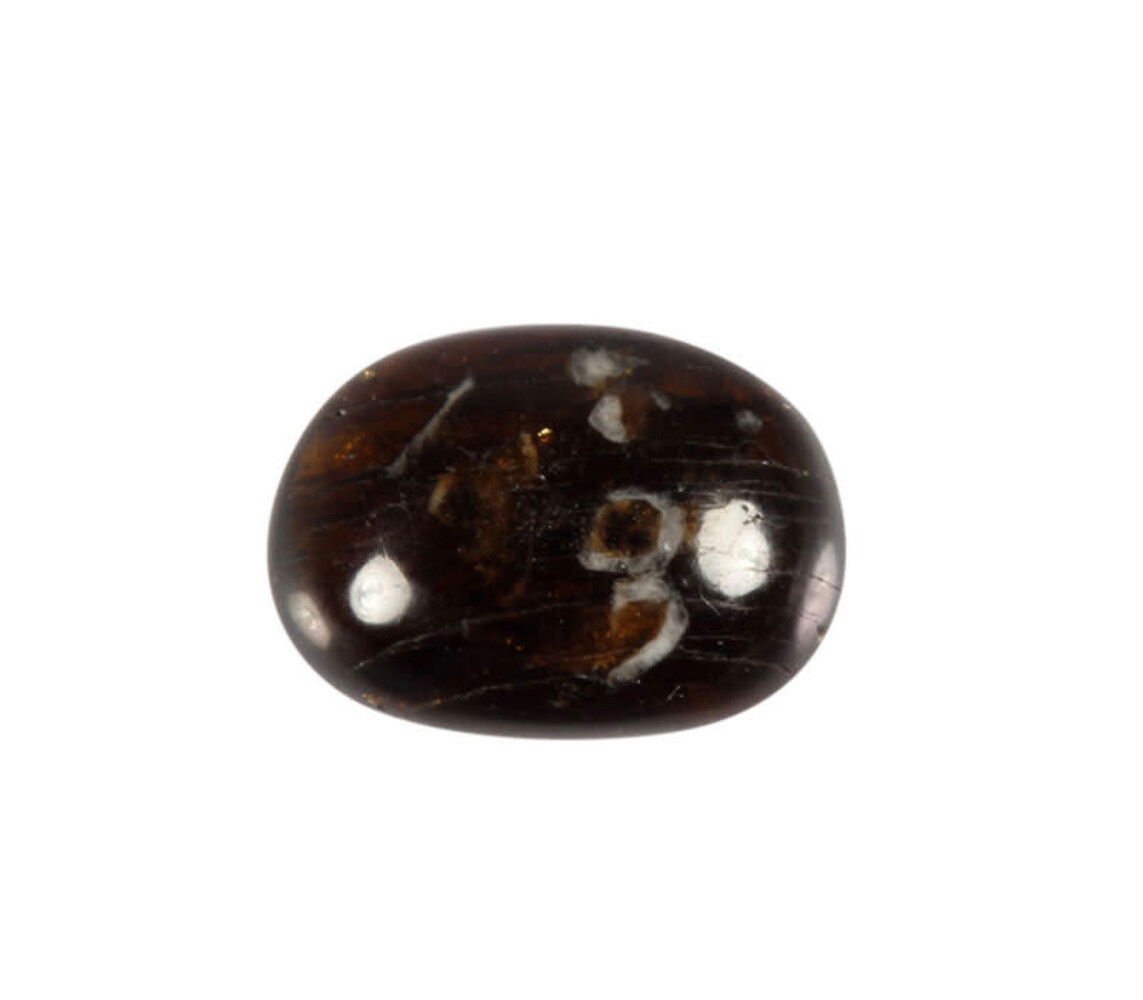 Toermalijn (bruin) steen getrommeld 8 - 13 gram