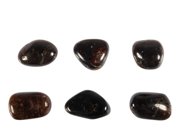 Toermalijn (bruin) steen getrommeld 8 - 13 gram