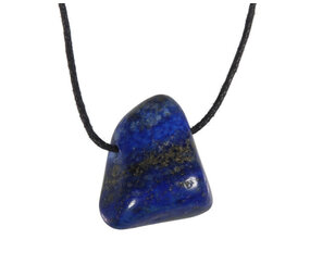 Lapis lazuli hanger doorboord