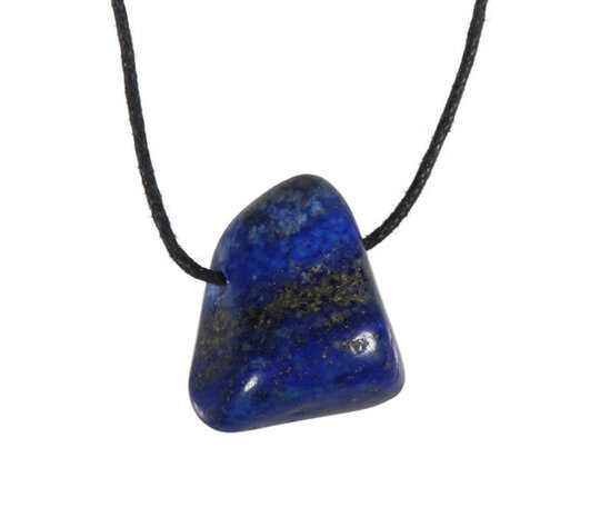Lapis lazuli hanger doorboord