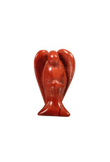 Jaspis  (rood) engel 3 - 3,5 cm