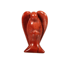 Jaspis  (rood) engel 4 cm