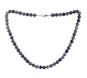 Tanzaniet ketting 8 mm kralen Tanzaniet ketting 8 mm kralen