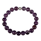 Amethist armband 20 cm | 10 mm kralen Amethist armband 20 cm | 10 mm kralen