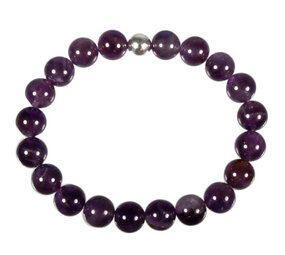 Amethist armband 20 cm | 10 mm kralen Amethist armband 20 cm | 10 mm kralen