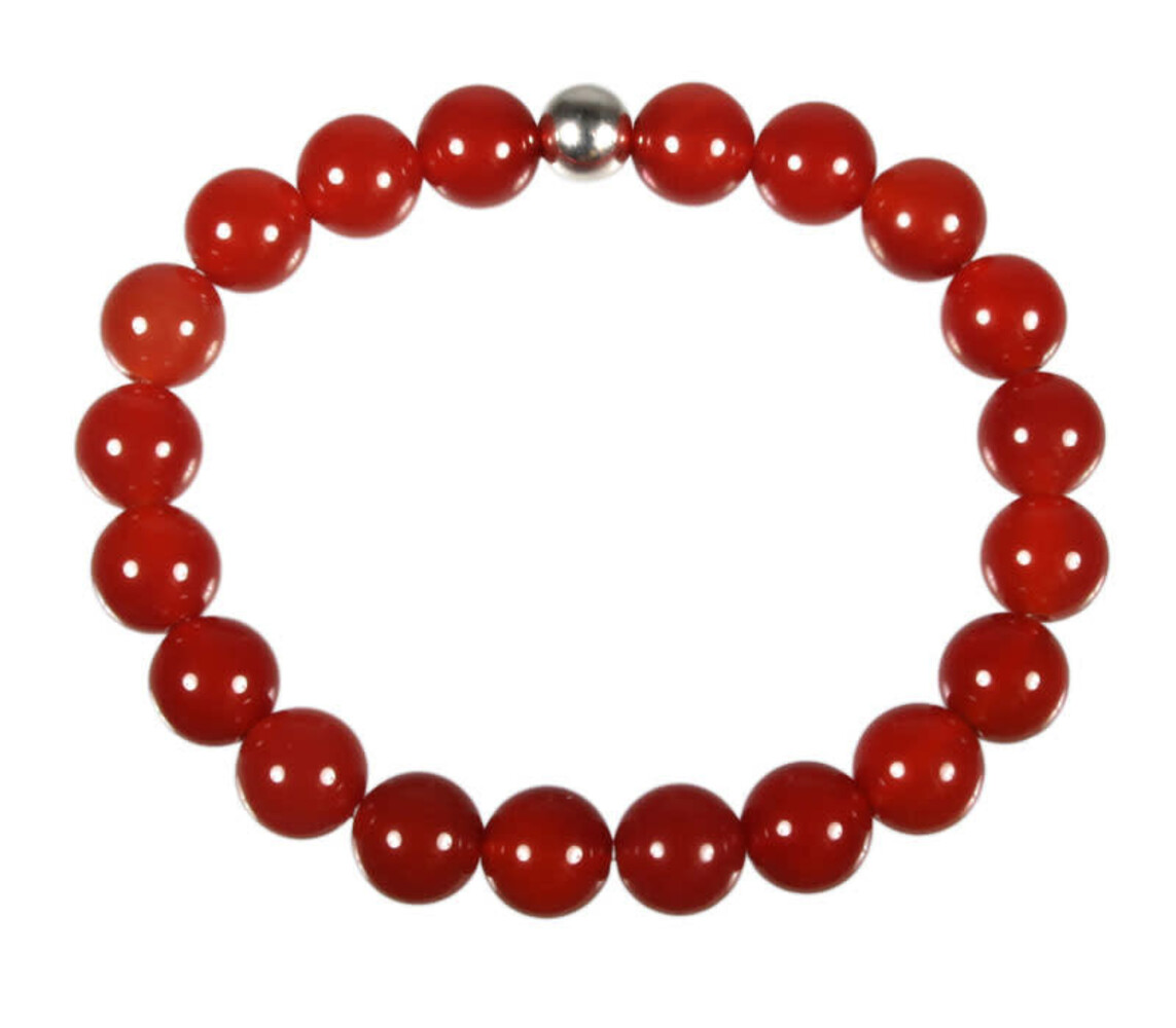 Carneool armband 20 cm | 10 mm kralen Carneool armband 20 cm | 10 mm kralen