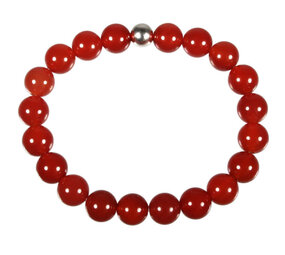 Carneool armband 20 cm | 10 mm kralen Carneool armband 20 cm | 10 mm kralen