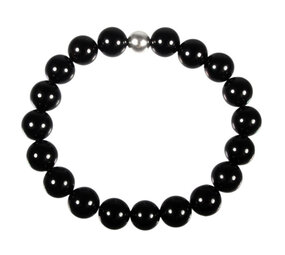 Onyx armband 20 cm | 10 mm kralen