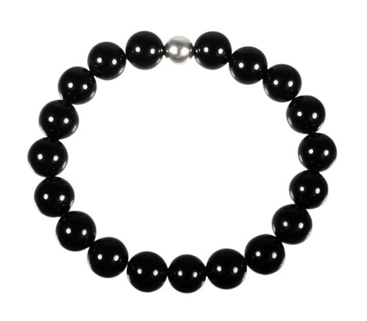 Onyx armband 20 cm | 10 mm kralen