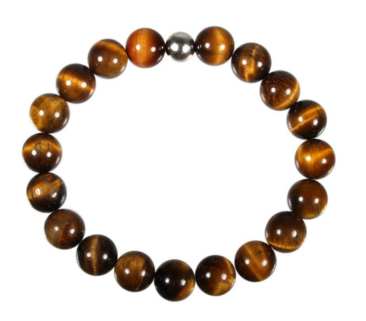 Tijgeroog armband 20 cm | 10 mm kralen Tijgeroog armband 20 cm | 10 mm kralen