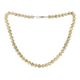 Citrien ketting 8 mm kralen