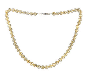 Citrien ketting 8 mm kralen Citrien ketting 8 mm kralen
