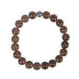 Rookkwarts armband 20 cm | 10 mm kralen Rookkwarts armband 20 cm | 10 mm kralen