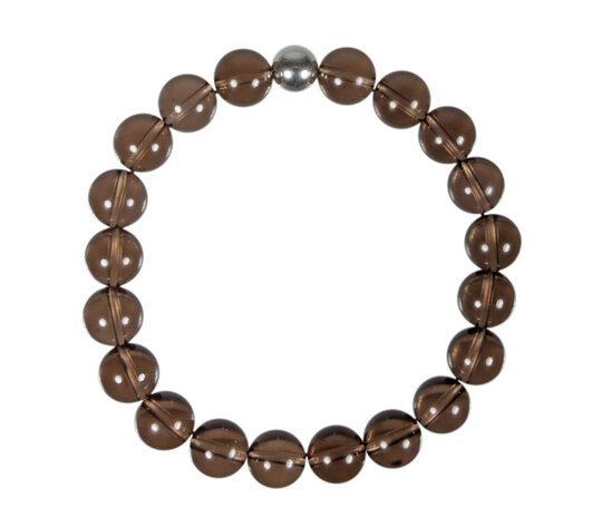 Rookkwarts armband 20 cm | 10 mm kralen Rookkwarts armband 20 cm | 10 mm kralen